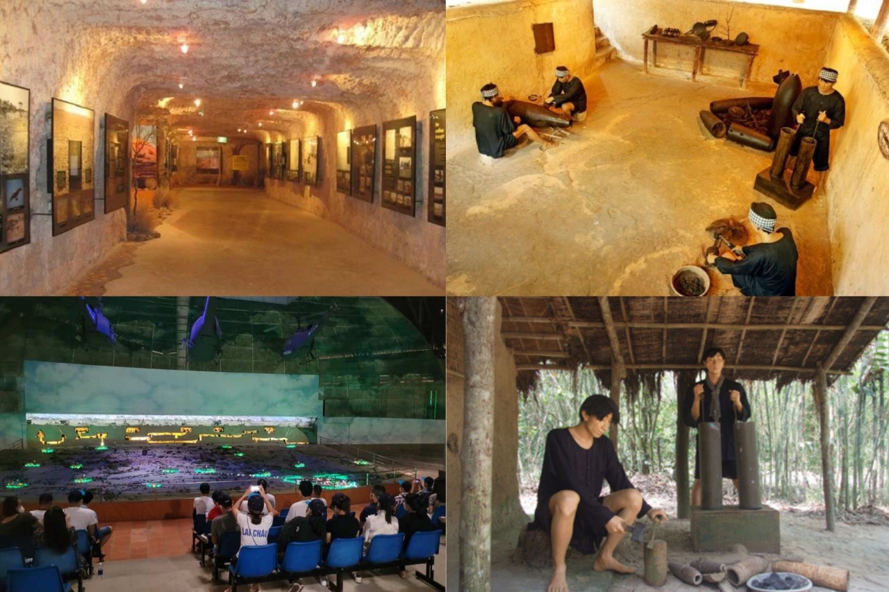 what to see at cu chi tunnels
