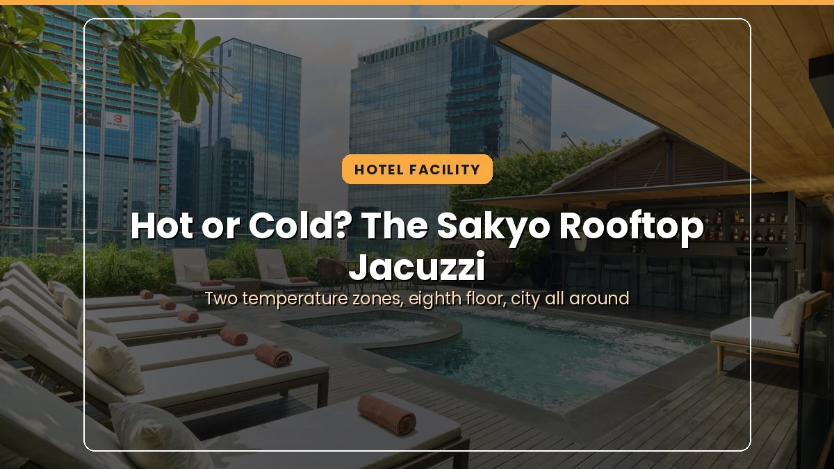 Hot or Cold? Discover Silverland Sakyo’s Rooftop Jacuzzi Experience
